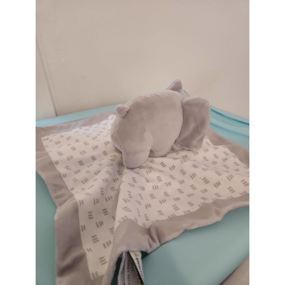 Pearhead Elephant Lovey Security Blanket, Newborn Infant and Toddler Toy